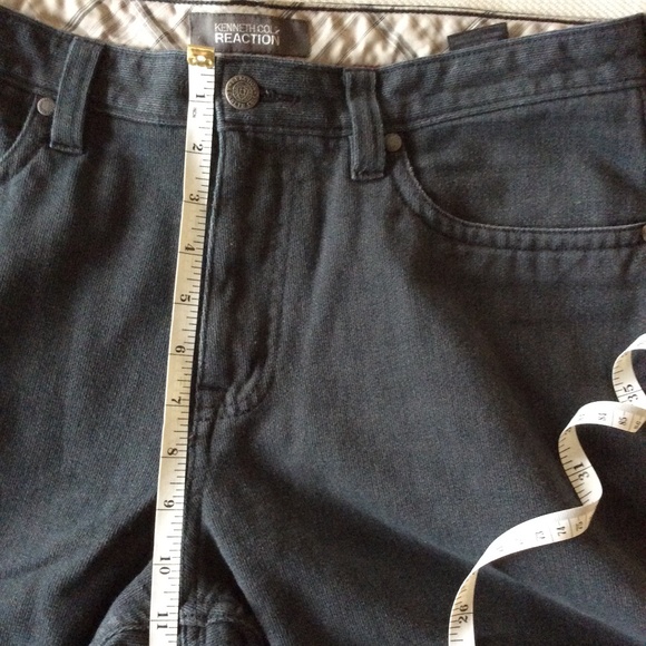 Men’s Kenneth Cole Reaction Pants | Grey | Soft | Corduroy Looking | Sz 34 - Picture 10 of 16